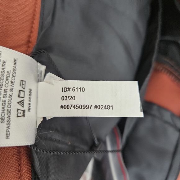 Express Slim Ankle Sailor Dress Pants Terracotta Brown Red High Rise Stretch 10 - Picture 7 of 7